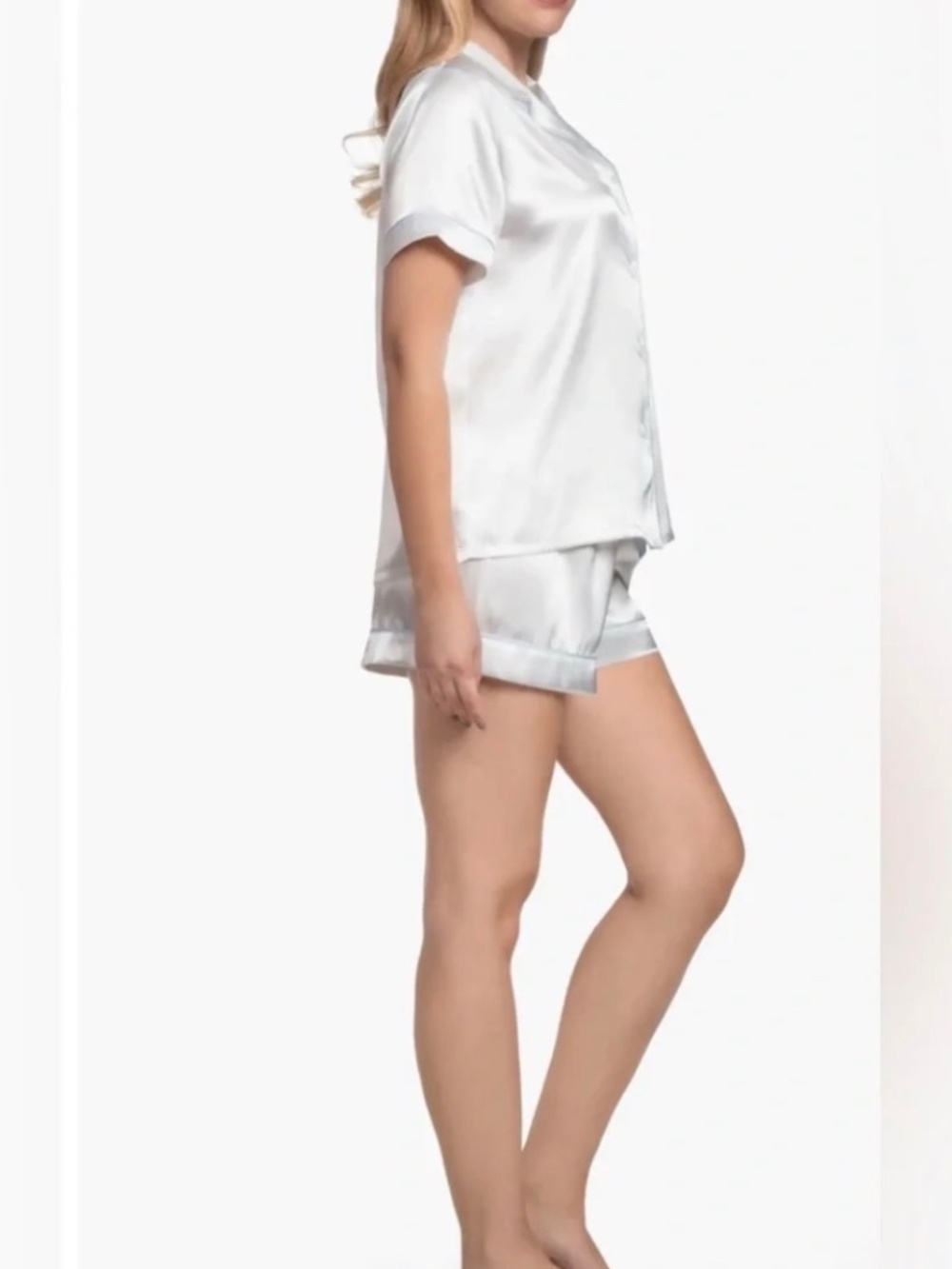 Nordstrom In Bloom by Jonquil white satin Bride pajama